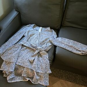 Black and white romper dress from amazon